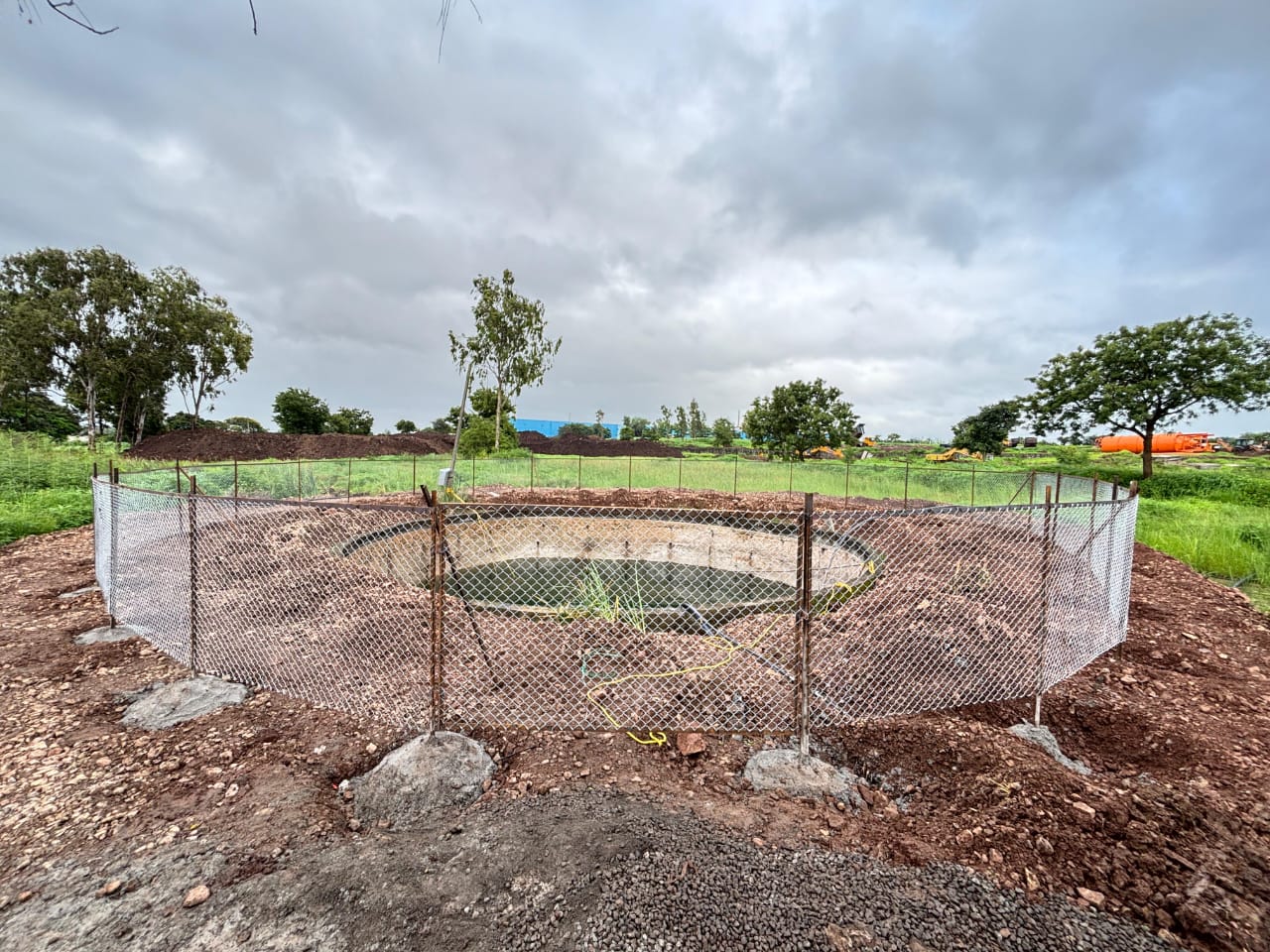 Hospital well compound fabrication in Shirwal by AB Welding Work