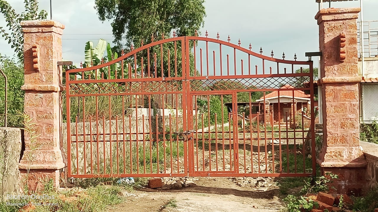 Main gate fabrication in Ingavali by AB Welding Work