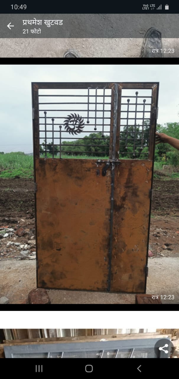 Safety door fabrication in Kikvi by AB Welding Work